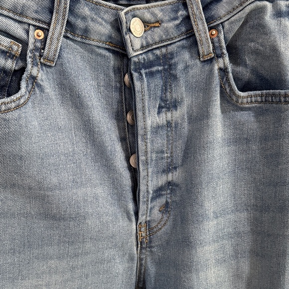 Wild Fable Light Blue Denim with Cutouts/Holes in Knees Jeans Size 10 - Picture 3 of 7